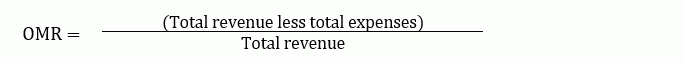 Operating Margin Ratio (OMR)